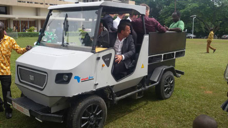 Ghana university launches solar powered 4x4